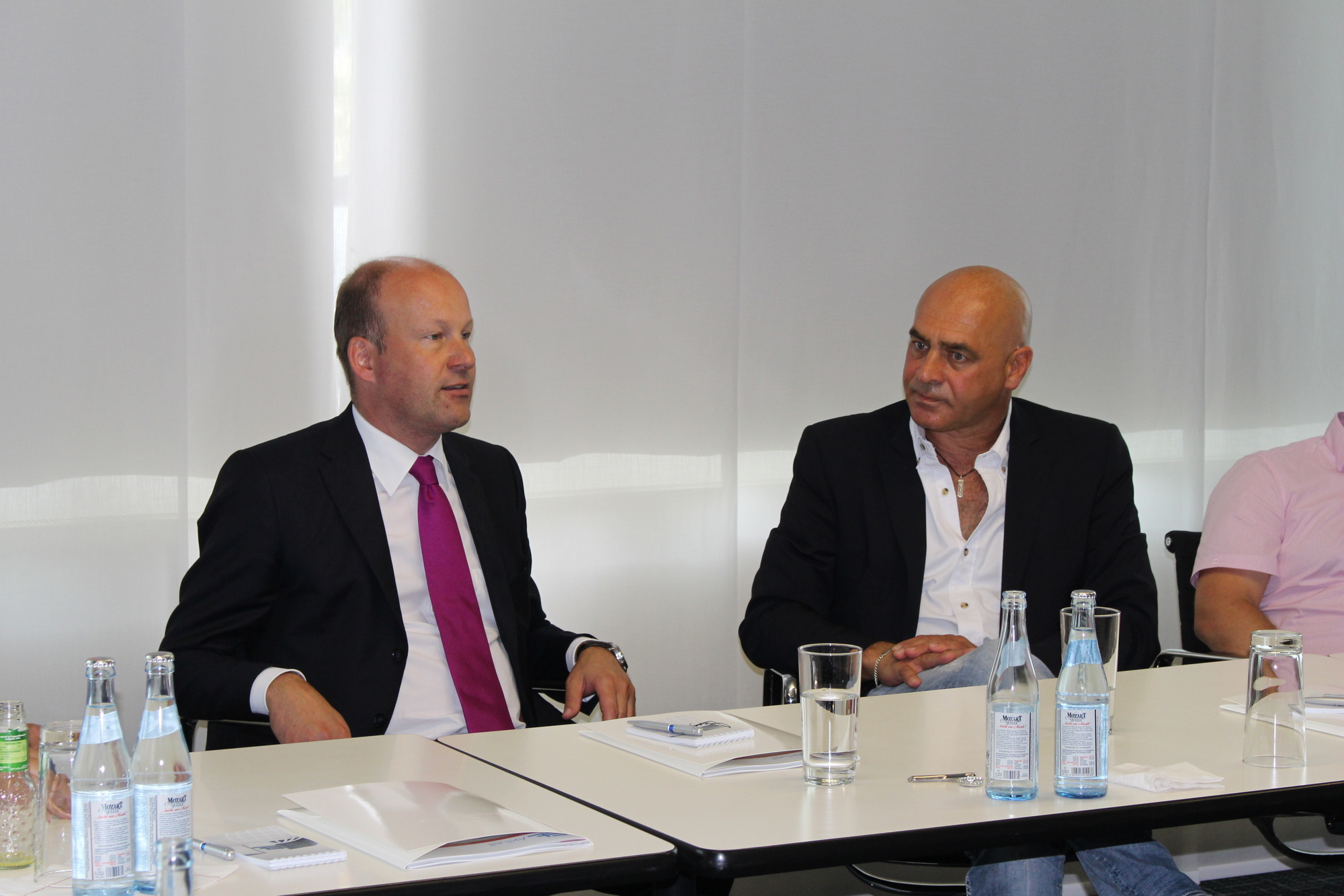 Landrat Martin Sailer und Dr. Michael Proeller.