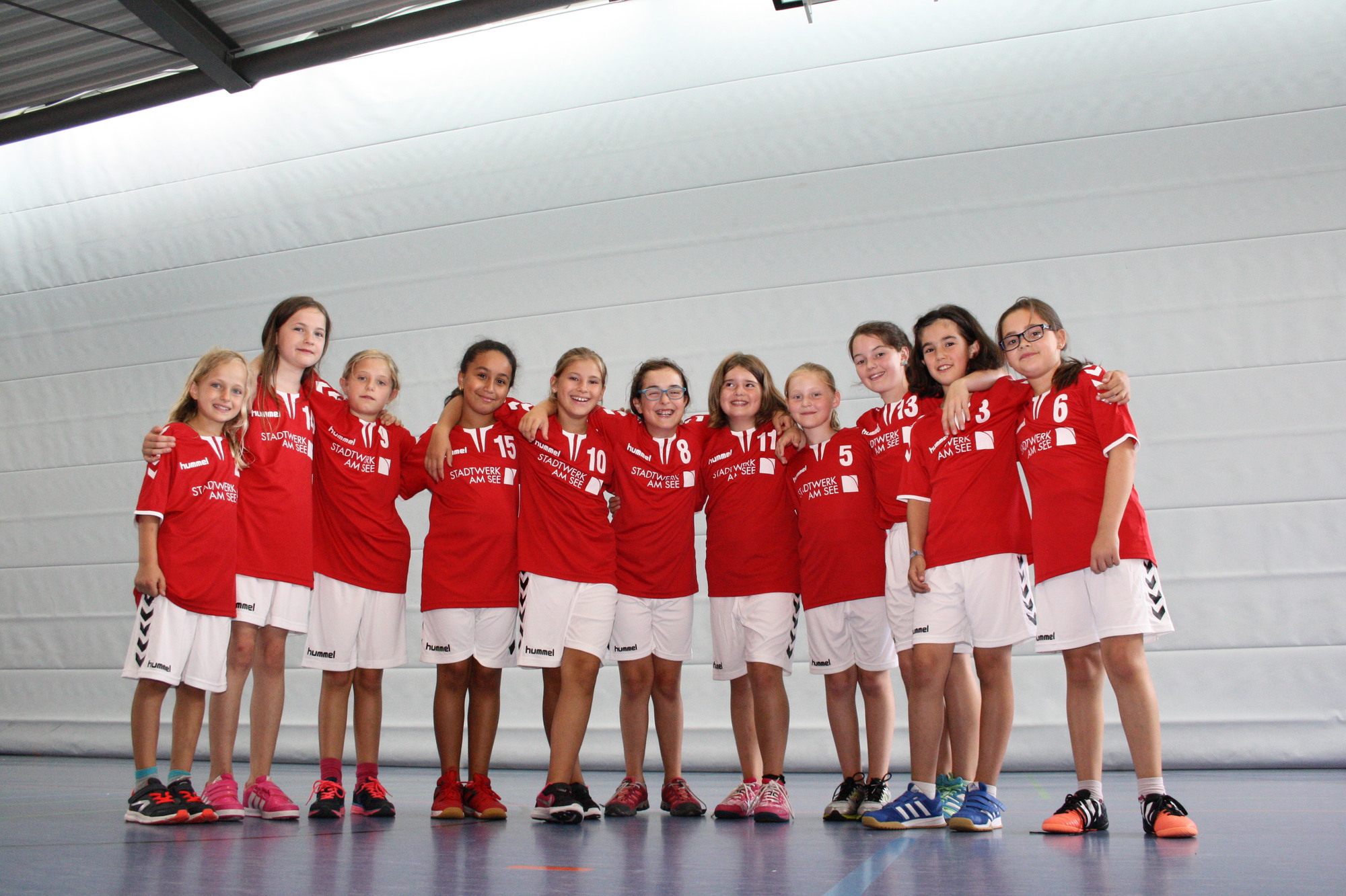 Die Handballerinnen des TV Überlingen. Foto: Stadtwerk am See
