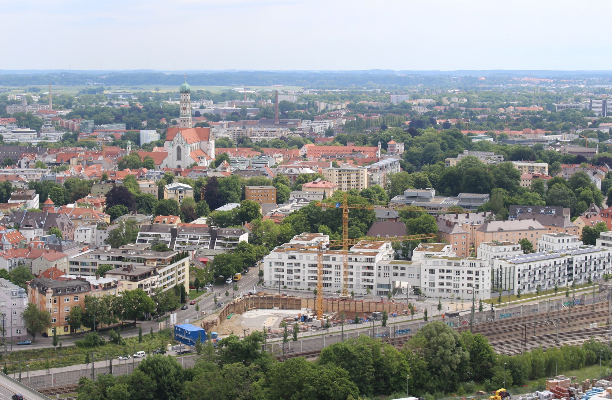 Blick auf Augsburg. Foto: Iris Zeilnhofer/B4B WIRTSCHAFTSLEBEN SCHWABEN