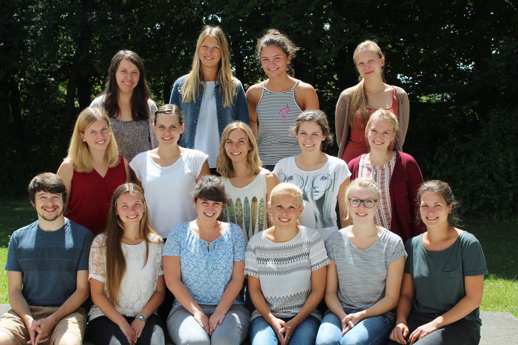 Die Examensklasse 2017. Foto: Gerlach