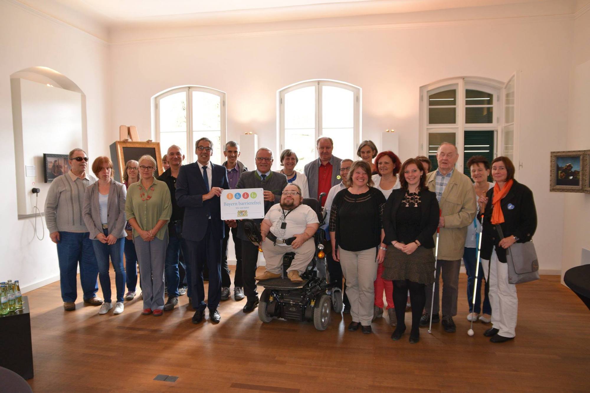 Bei der Signetverleihung im Fugger und Welser Erlebnismuseum. Foto: StMAS