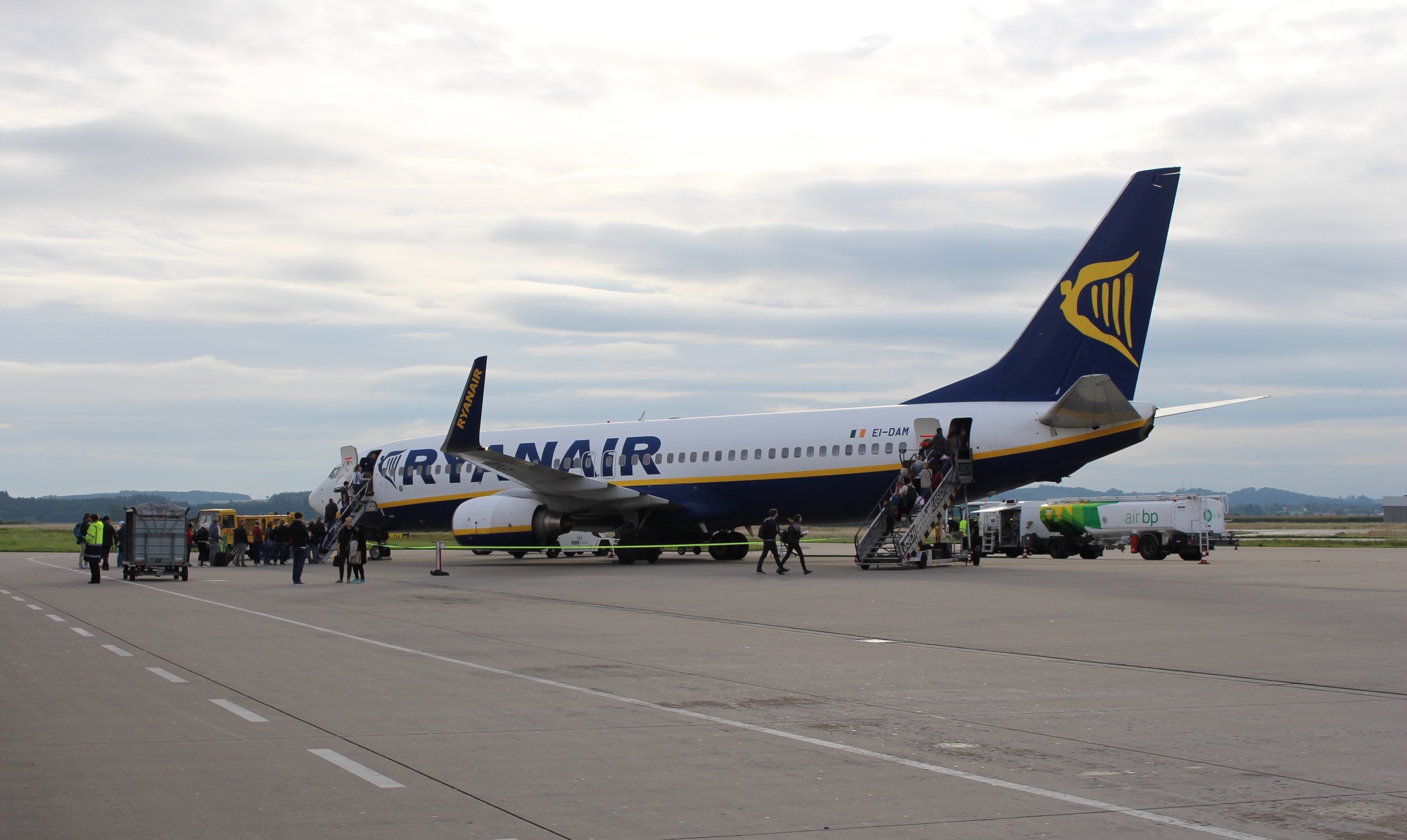Symbolbild: Ryanair am Flughafen Memmingen. Foto: Rebecca Weingarten/B4B WIRTSCHAFTSLEBEN SCHWABEN
