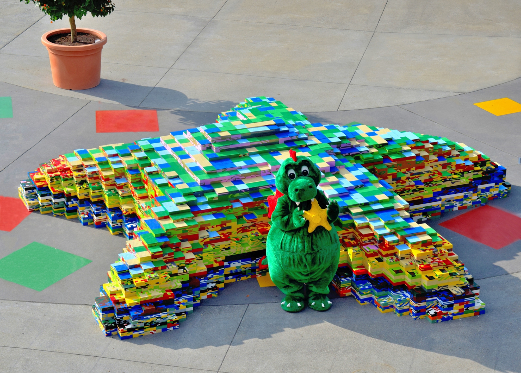 Der größte LEGO Seestern der Welt. Foto: LEGOLAND