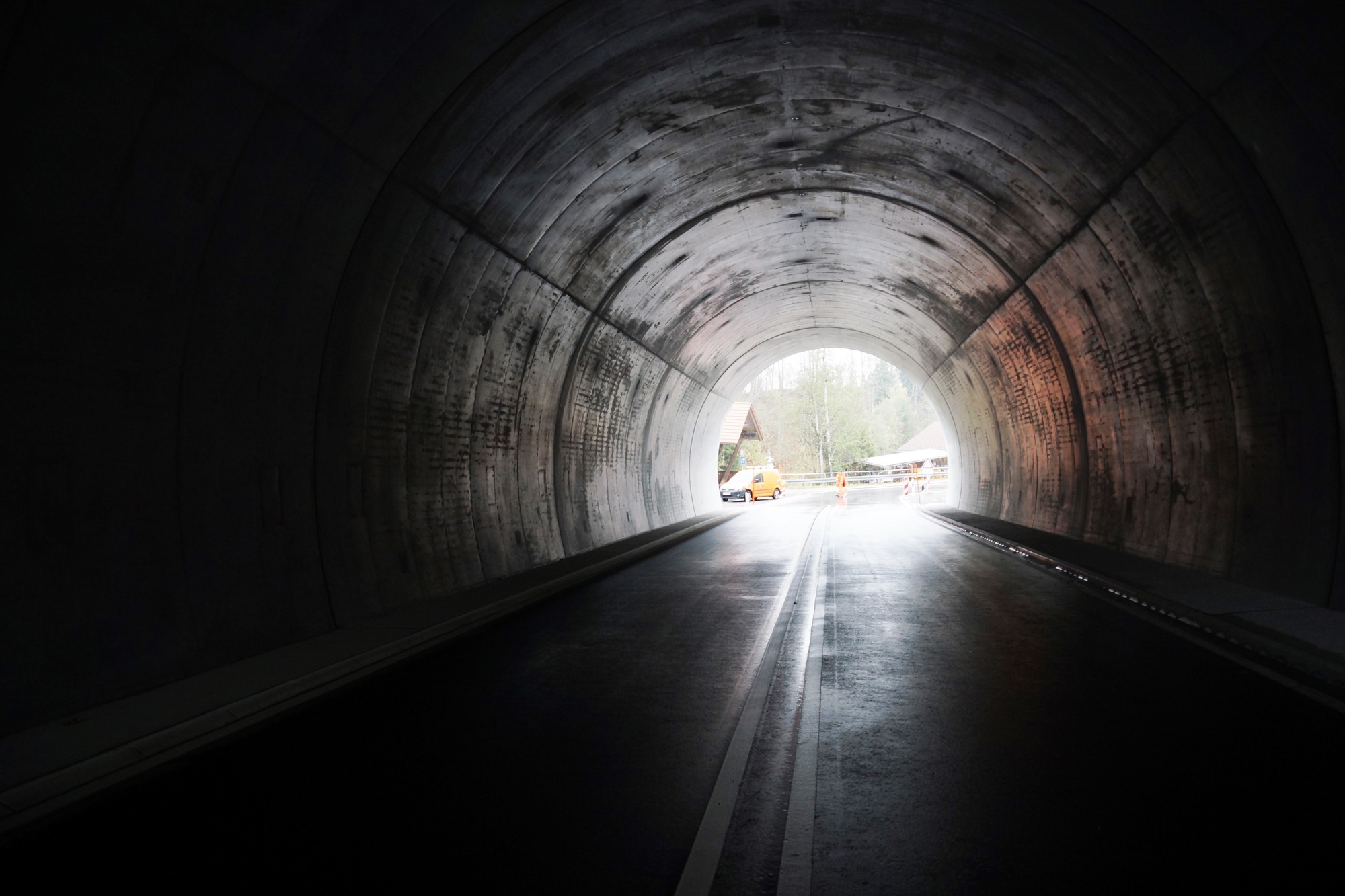 Der Riedbergpass-Tunnel wurde ausgeweitet. Foto: Landratsamt Oberallgäu