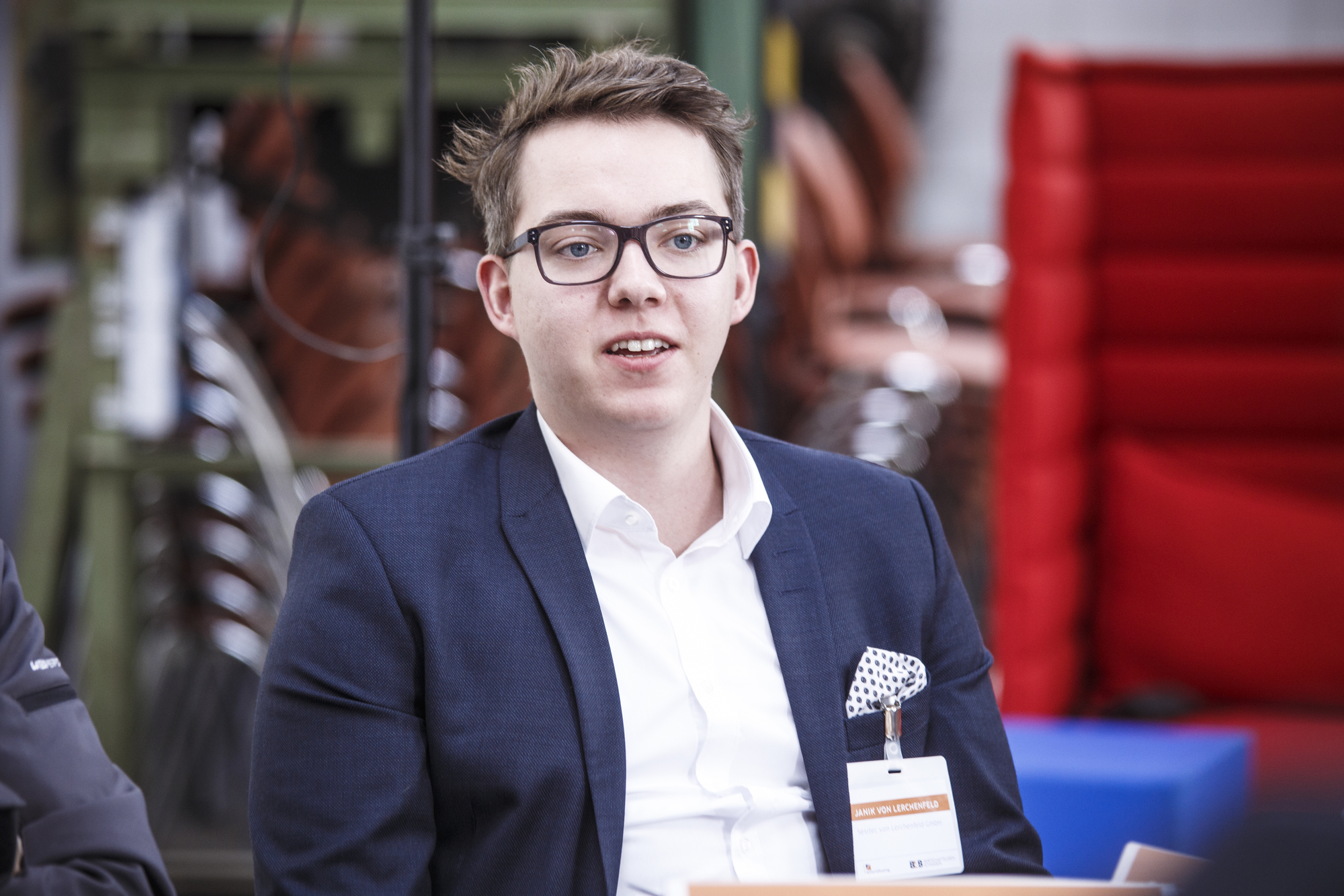 Janik von Lerchenfeld, Sesitec von Lerchenfeld GmbH. Foto: Bernd Jaufmann / B4B WIRTSCHAFTSLEBEN SCHWABEN