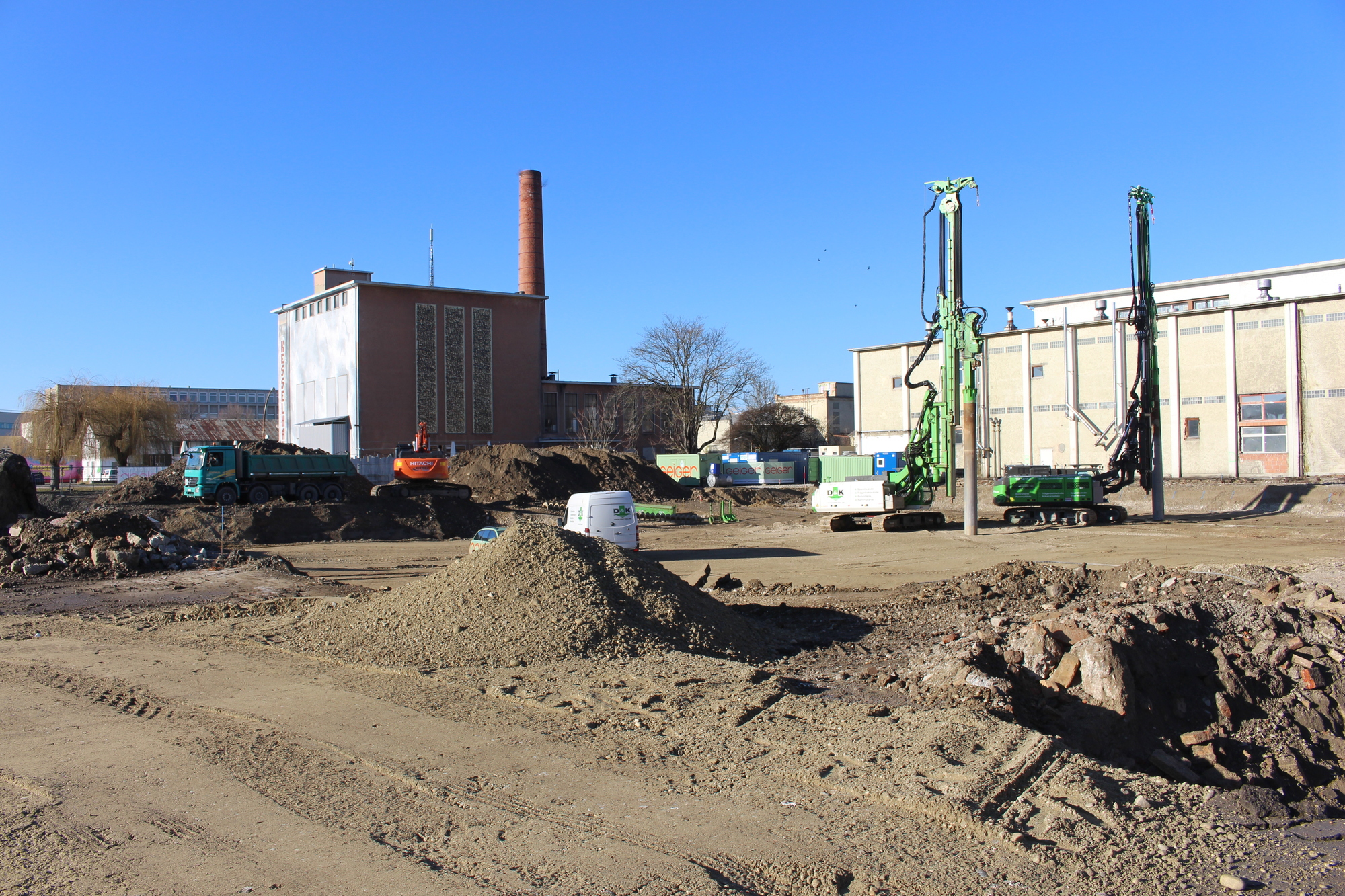 Hier baut MAN Diesel & Turbo den neuen Turbolader-Prüfstand. Foto: Iris Zeilnhofer/B4B WIRTSCHAFTSLEBEN SCHWABEN