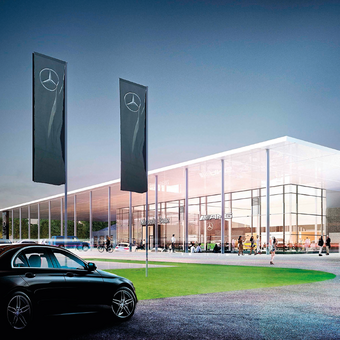 Mercedes So Sieht Das Autohaus Der Zukunft In Augsburg Aus Augsburg B4b Schwaben