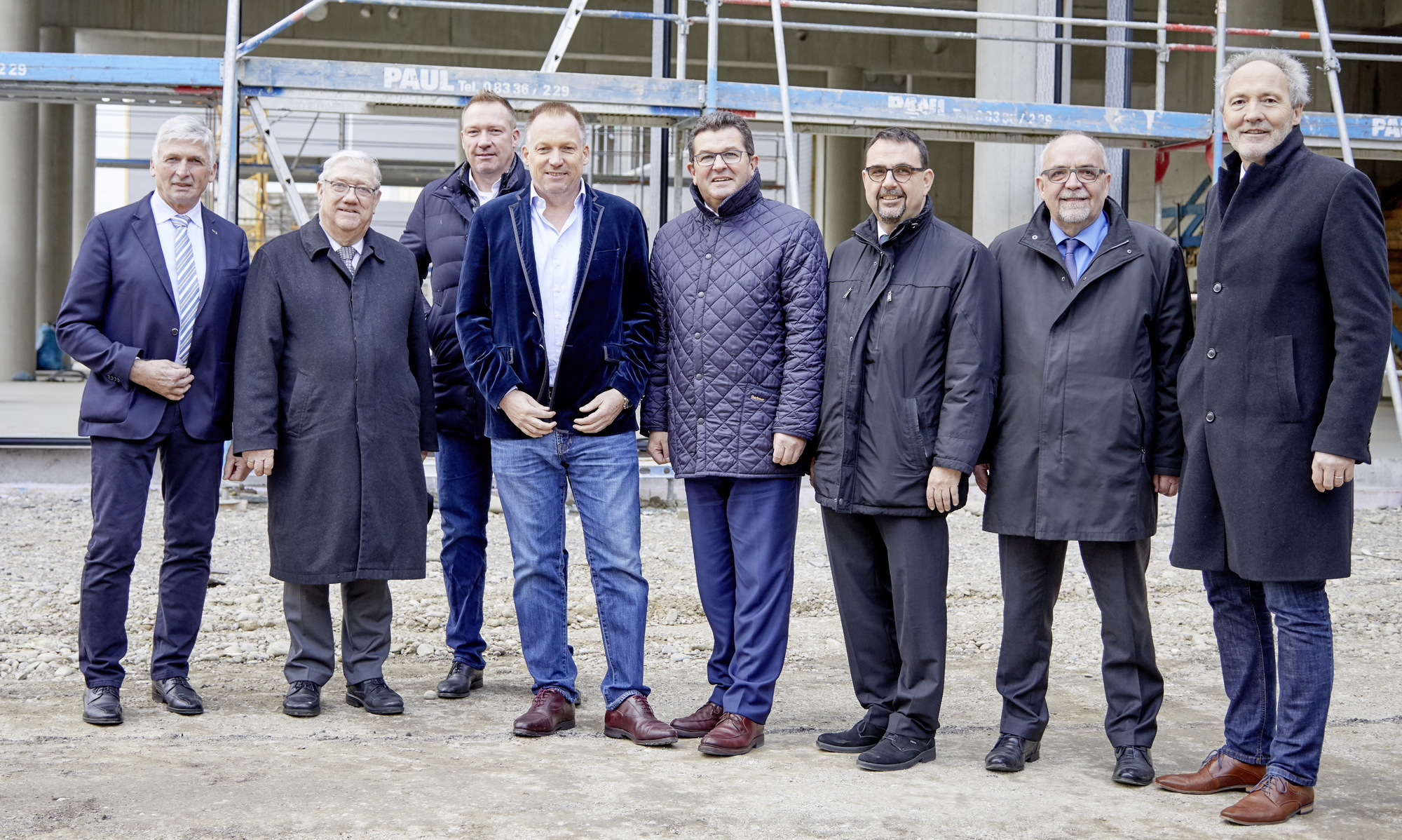 Josef Fickler, Josef Miller, Steffen und Andreas Müller, Franz Josef Pschierer, Klaus Holetschek, Wolfgang Dorn, Hans-Joachim Weirather. Foto: Ingo Jensen/Alois Müller