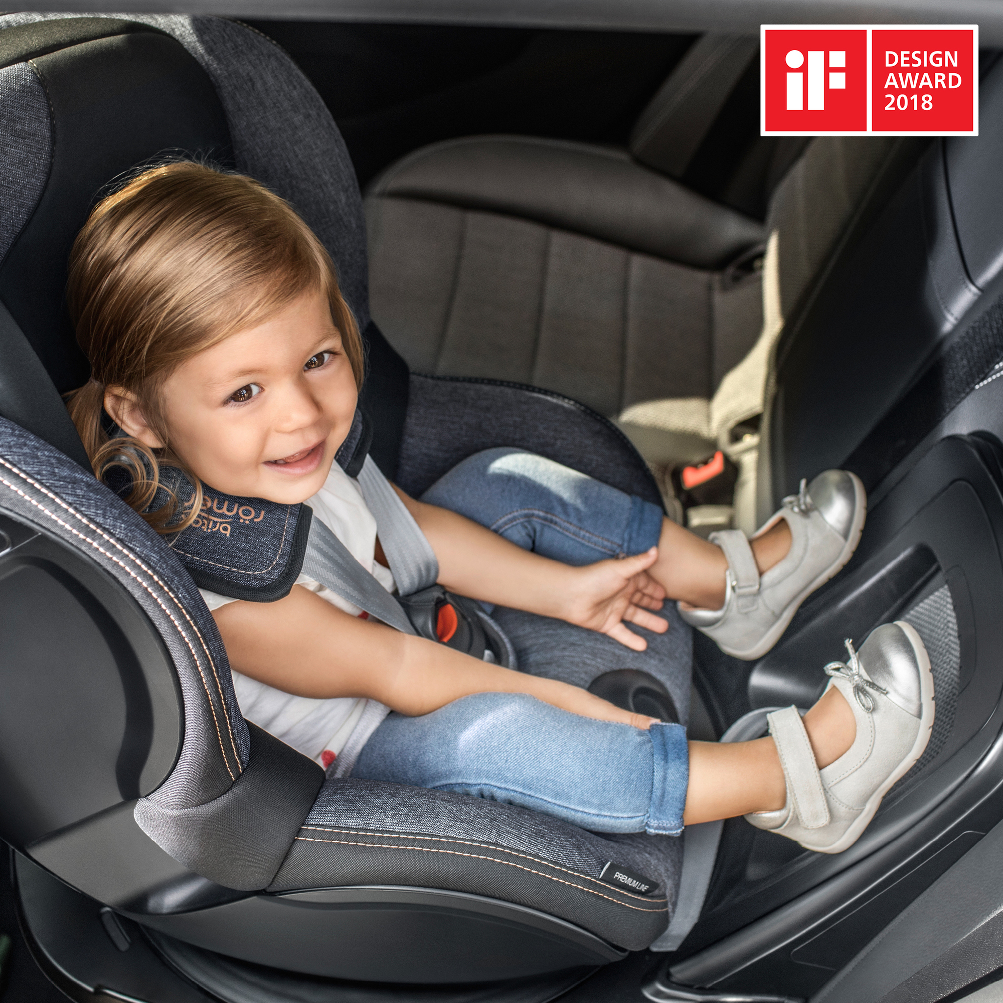 Der DUALFIX i-SIZE von Britax Römer wurde mit dem iF Design Award ausgezeichnet. Foto: Britax Römer