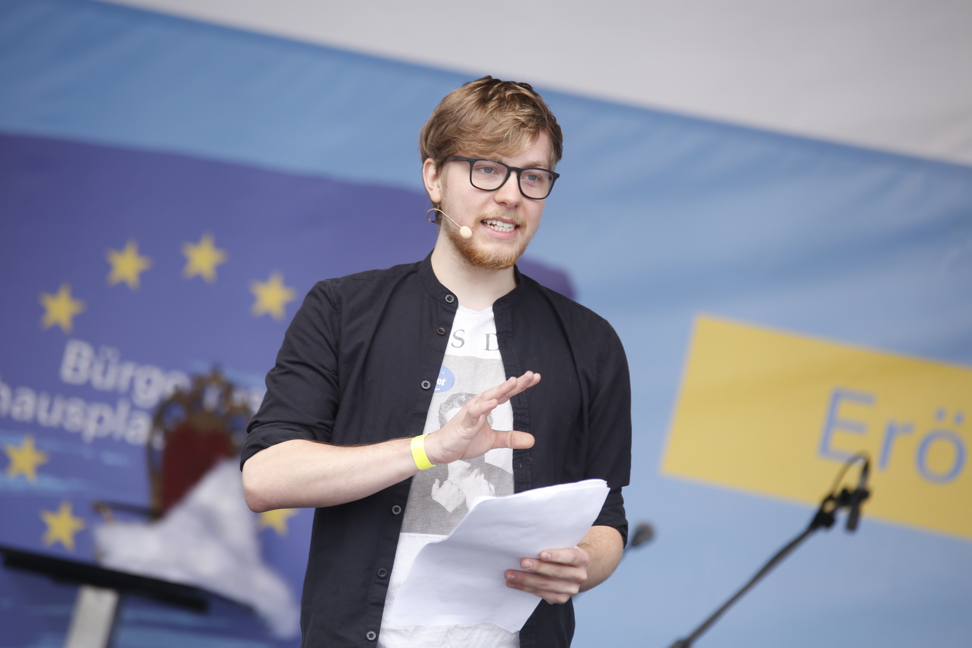 Poetry-Slammer Thomas Laschyk.