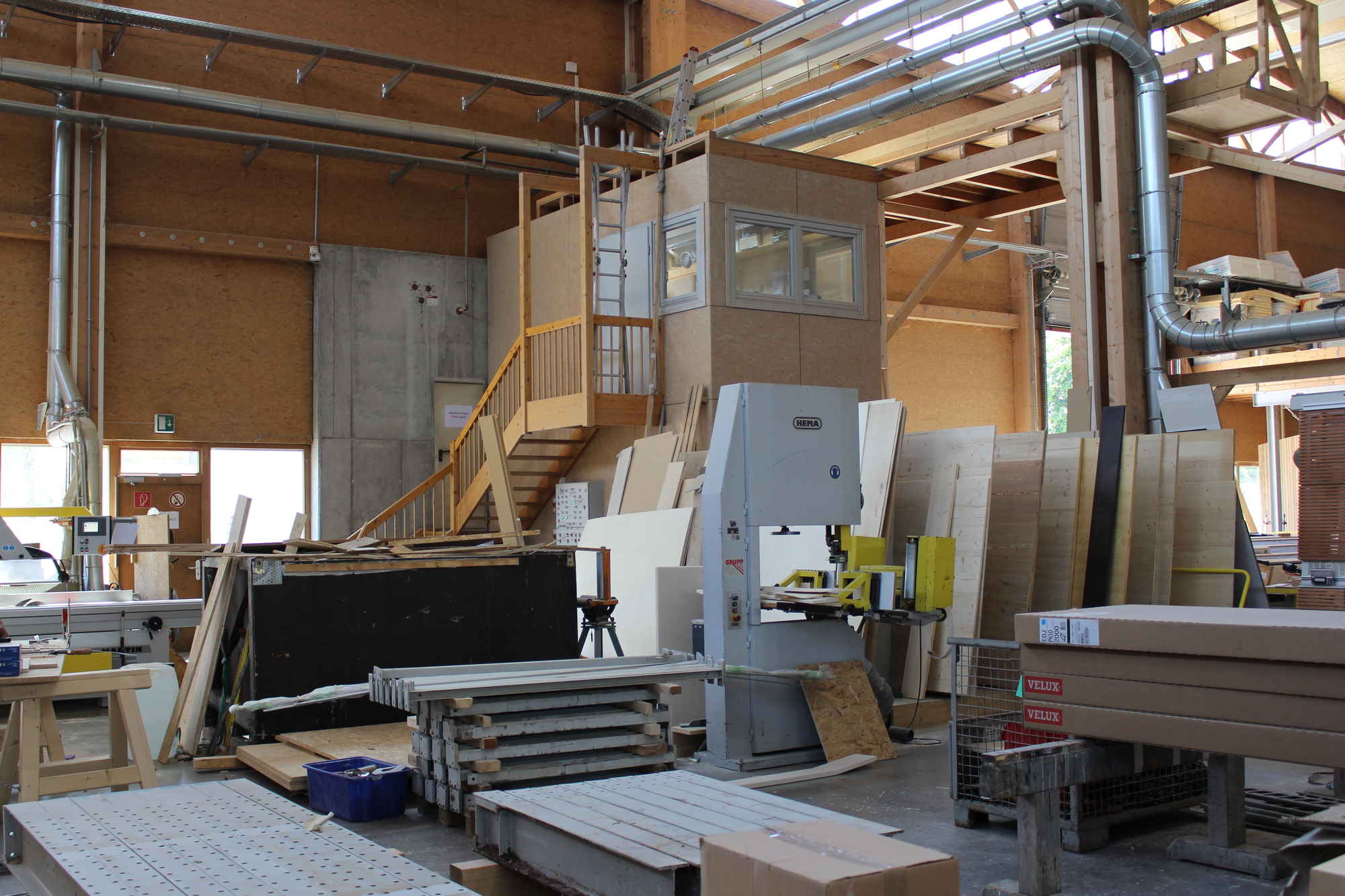 Blick in die Produktionshalle