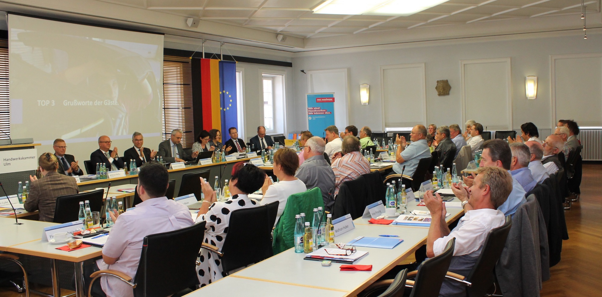 Die Vollversammlung der Handwerkskammer Ulm hat im Rathaus in Schwäbisch Gmünd getagt. Foto: Handwerkskammer Ulm