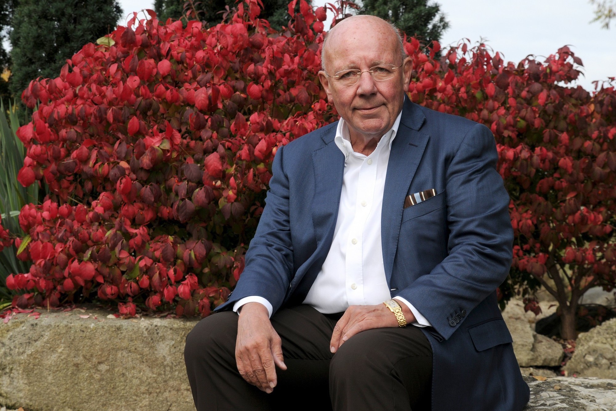 Dehner-Seniorchef Albert Weber. Foto: Helge Heinemann