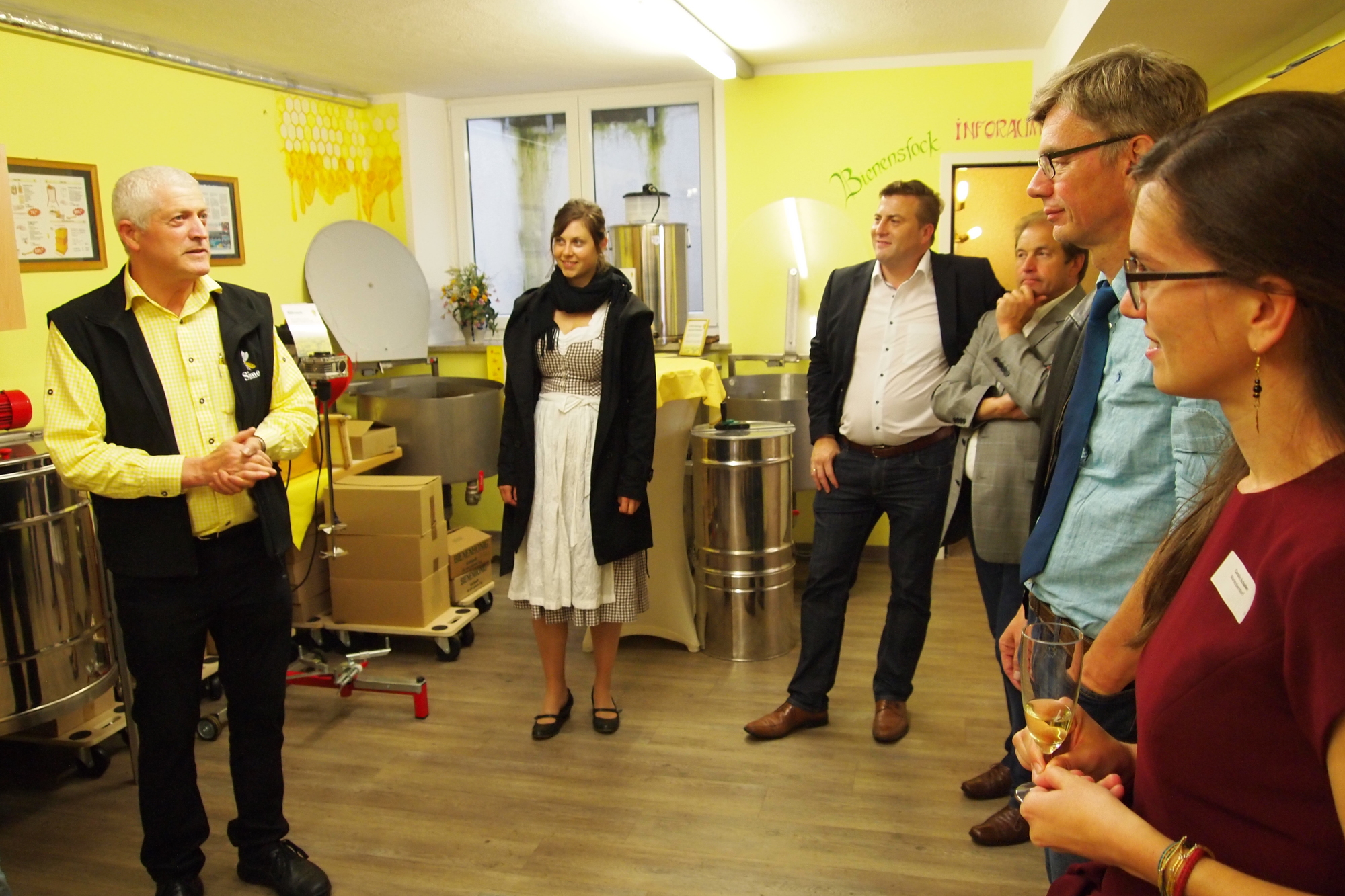 Zu Besuch beim Projekt Honigdorf Seeg. Foto: bergaufland Ostallgäu e. V.