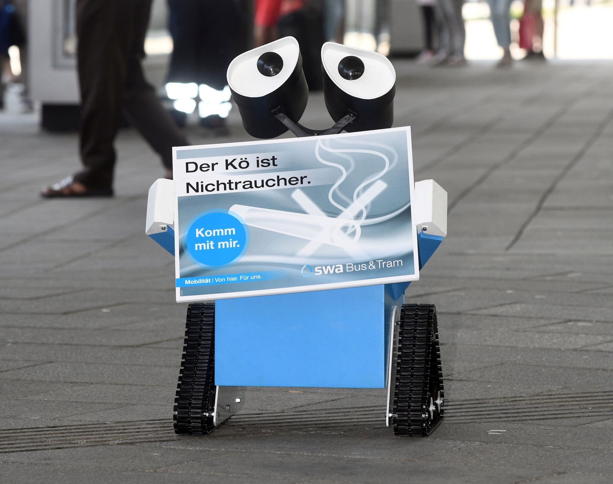 Der swa-Robotor swa*lly. Foto: swa/Thomas Hosemann
