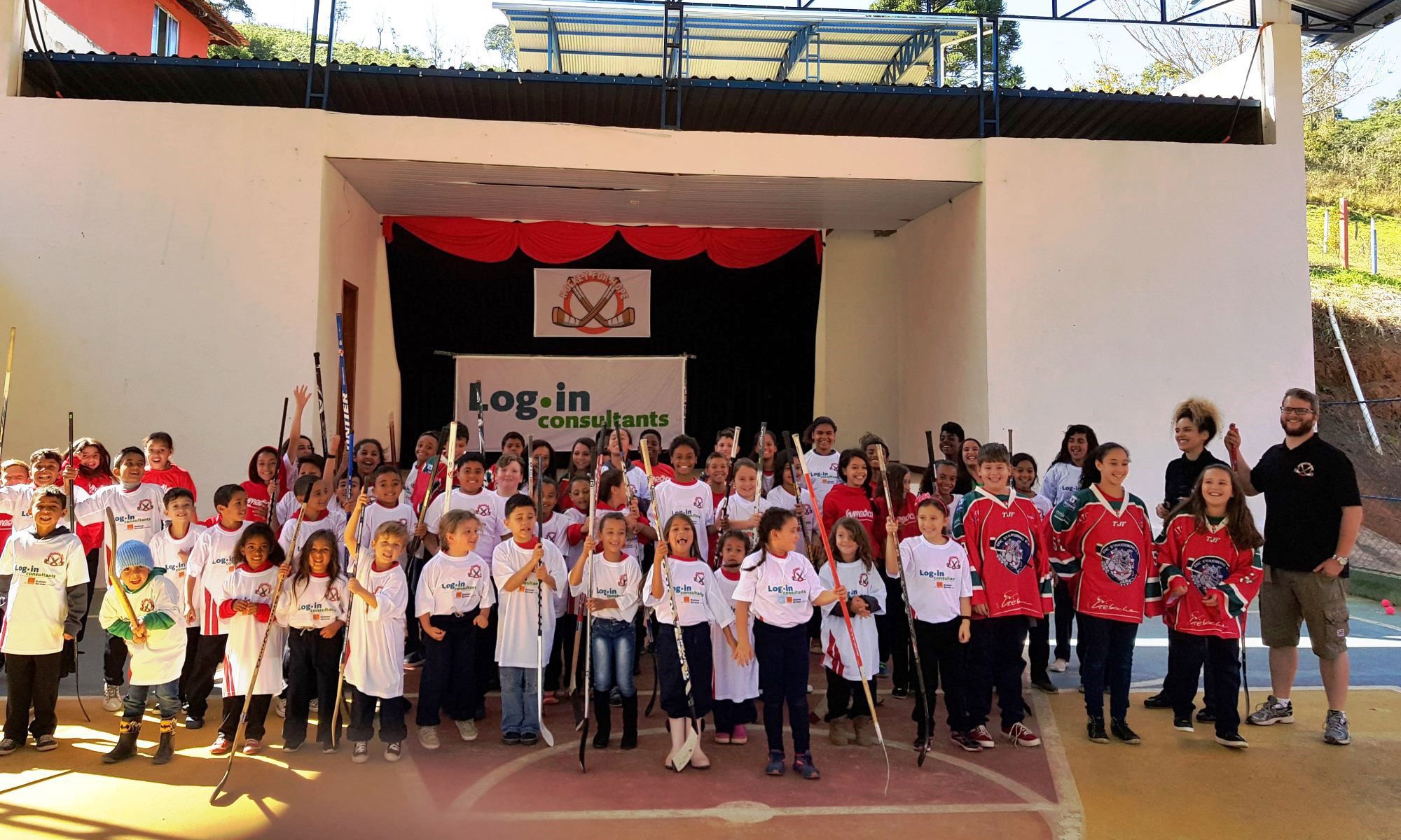 Hockey for Hope unterstützt Brasilien-Projekt von humedica. Foto: Alexander Uhrle