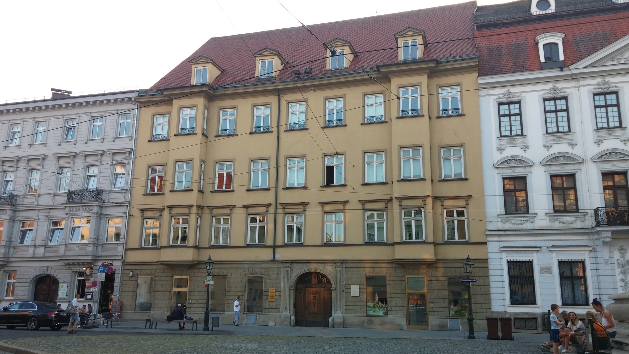 Das Höhmannhaus in der Maximilianstraße. Foto: Isabell Walter/B4B WIRTSCHAFTSLEBEN SCHWABEN