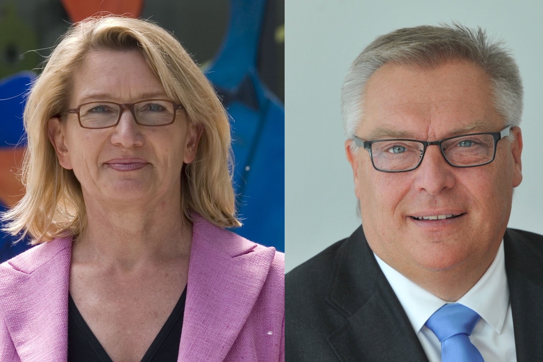 Josefine Steiger und Hans-Peter Rauch. Foto: IHK Schwaben/HWK Schwaben