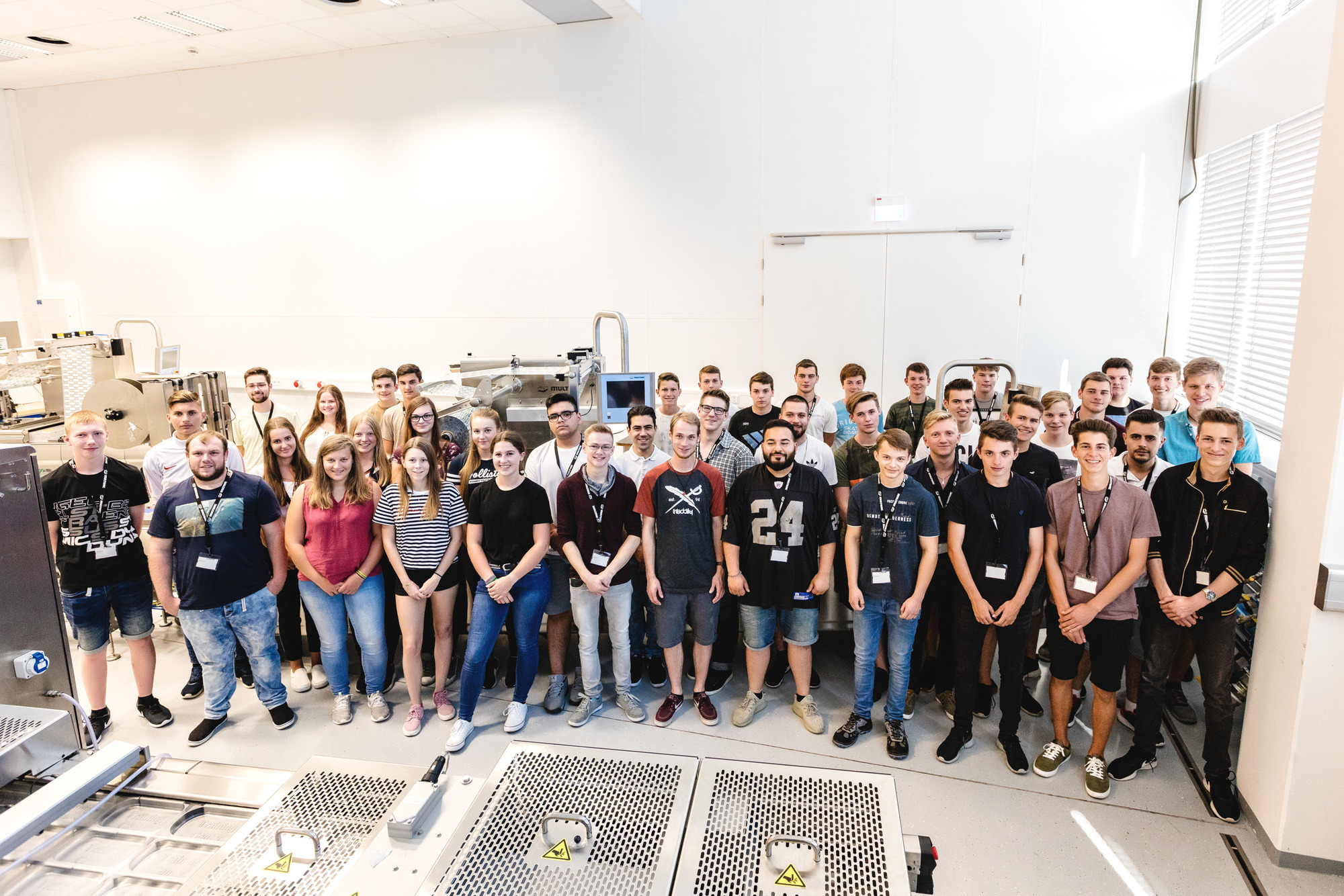 Ausbildungsstart bei MULTIVAC. Foto: MULTIVAC