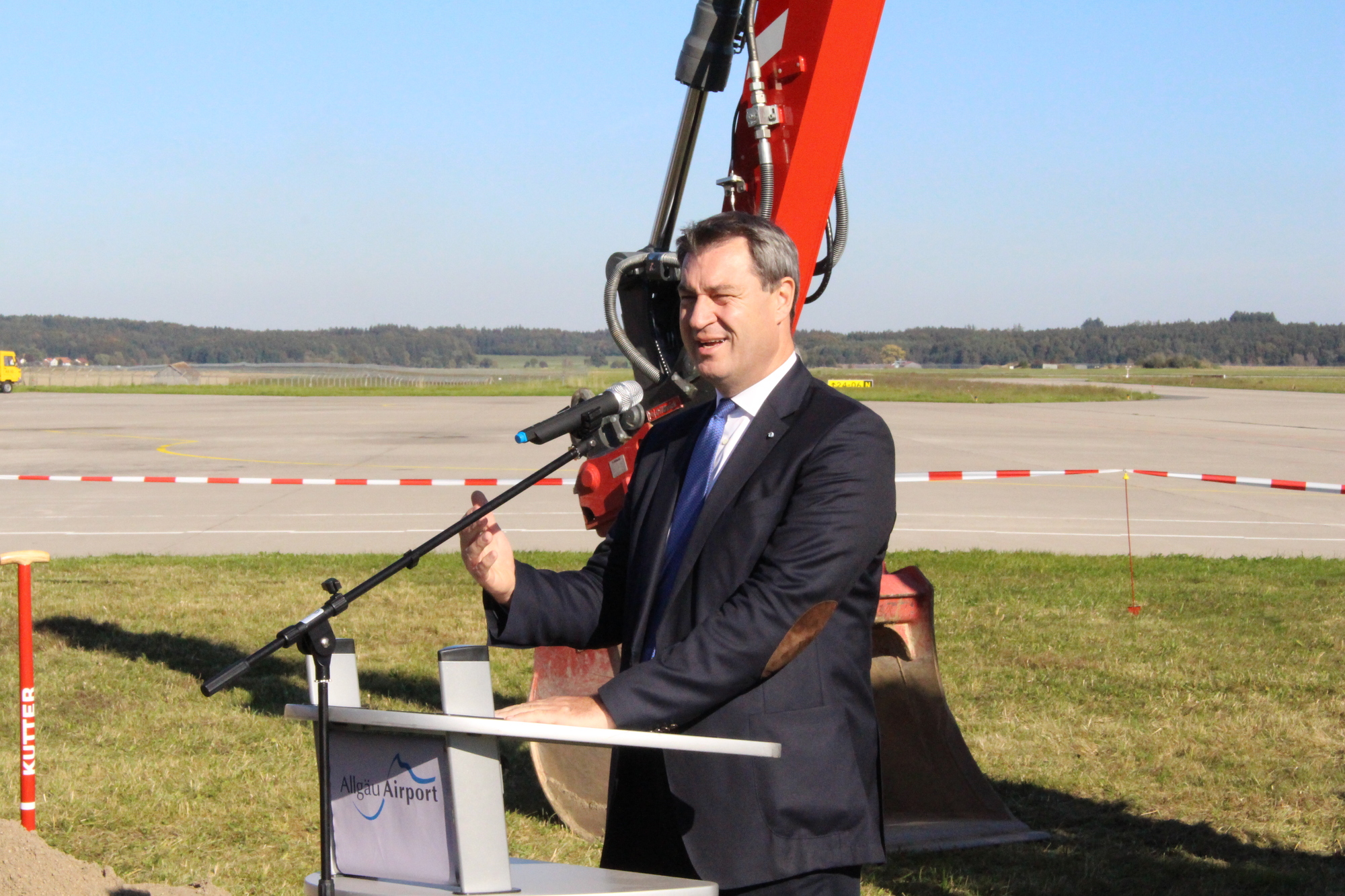 Dr. Markus Söder bei seiner Ansprache. Foto: Iris Zeilnhofer/B4B WIRTSCHAFTSLEBEN SCHWABEN