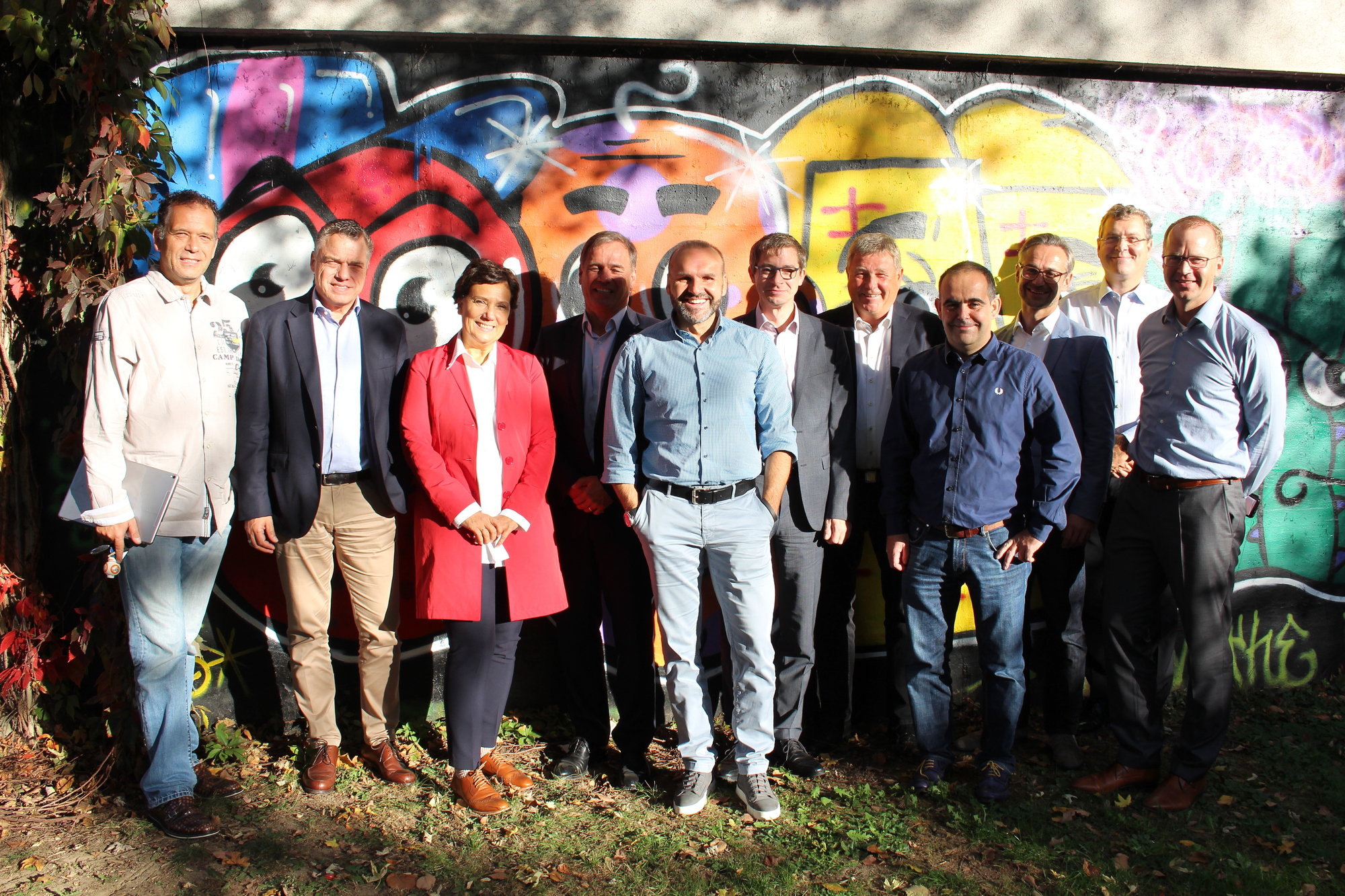 Die Mentoren 2018 mit Christian Gebler. Foto: Iris Zeilnhofer/B4B WIRTSCHAFTSLEBN SCHWABEN
