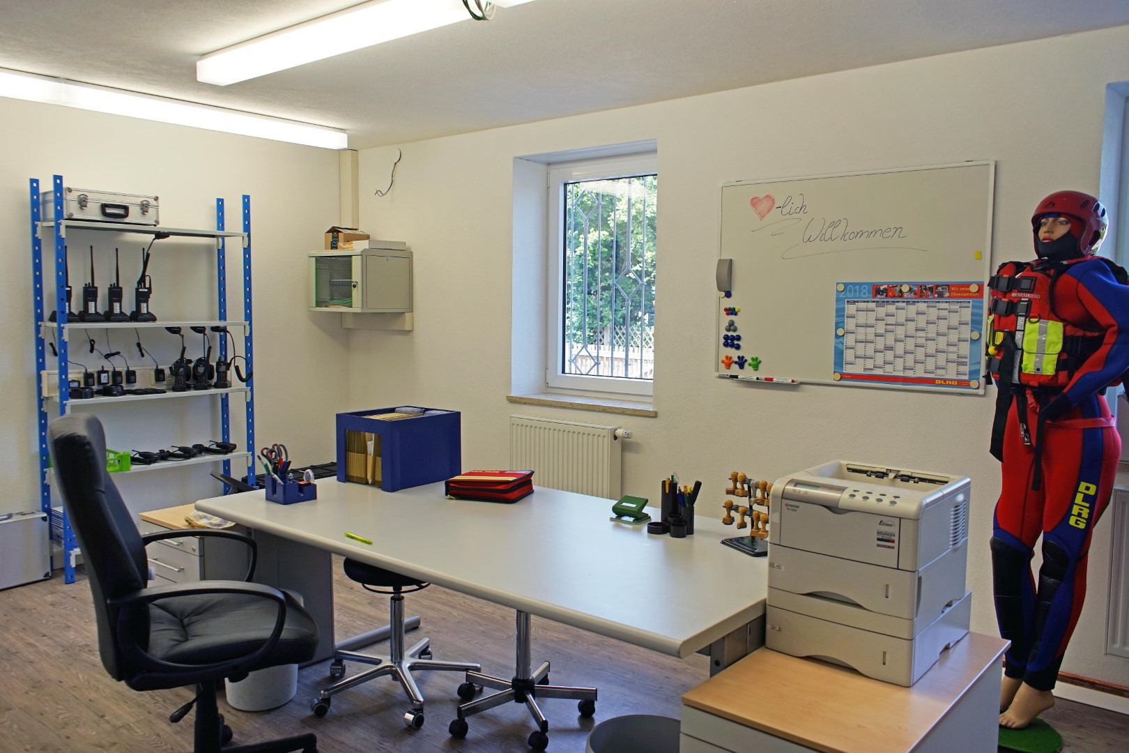 Das Büro des technischen Einsatzleiter erstrahlt in neuem Glanz. Foto: Verotec