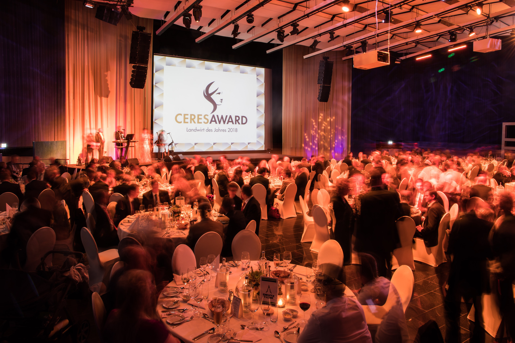 Auf dem Galaabend in Berlin anlässlich des CeresAwards 2018. Foto: Timo Jaworr für agrarheute
