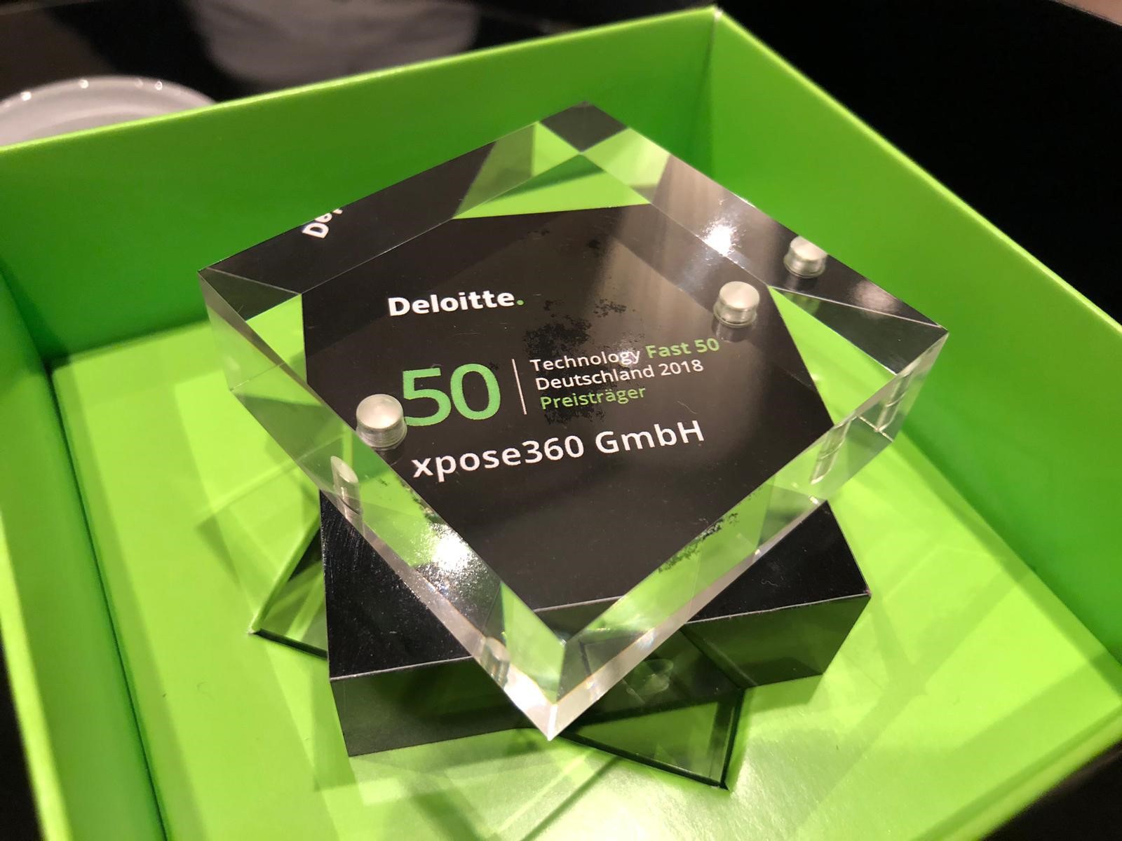 xpose360 erhält zum dritten Mal den Deloitte Fast 50 Award. Foto: Alexander Geißenberger/xpose360