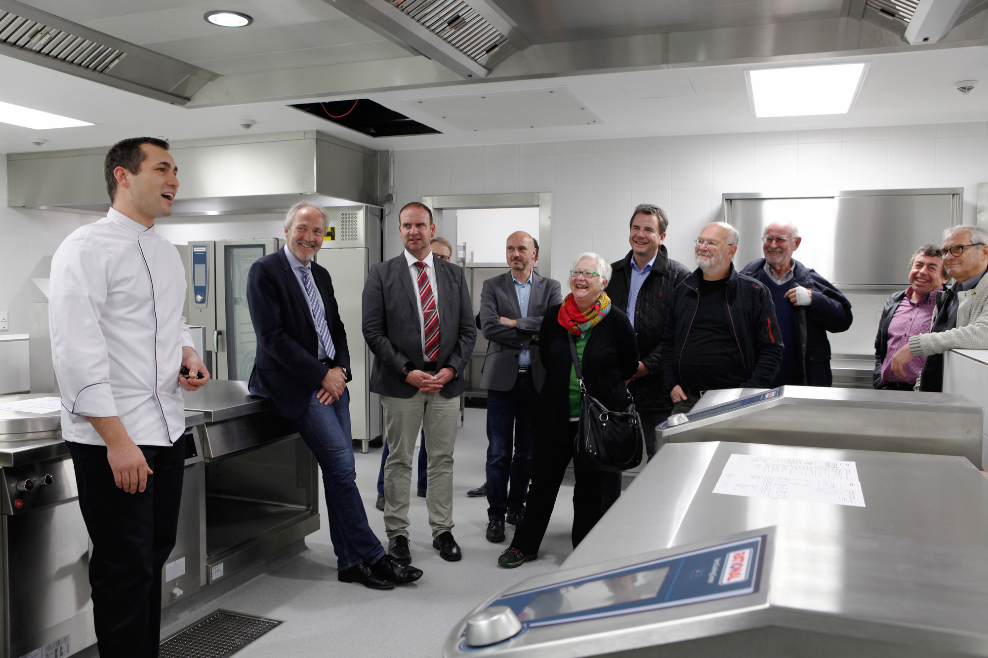 Die neue Küche des Kreis-Seniorenwohnheim St. Martin in Türkheim. Foto: Landratsamt Unterallgäu
