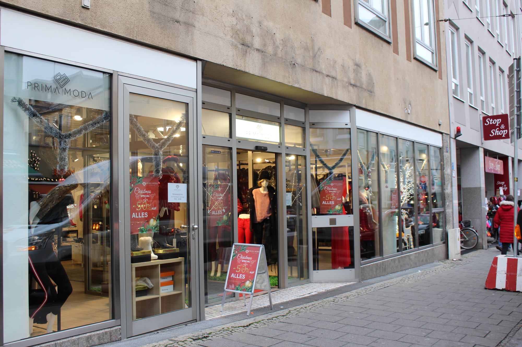 Auch Prima Moda in der Karolinenstraße ist neu.
