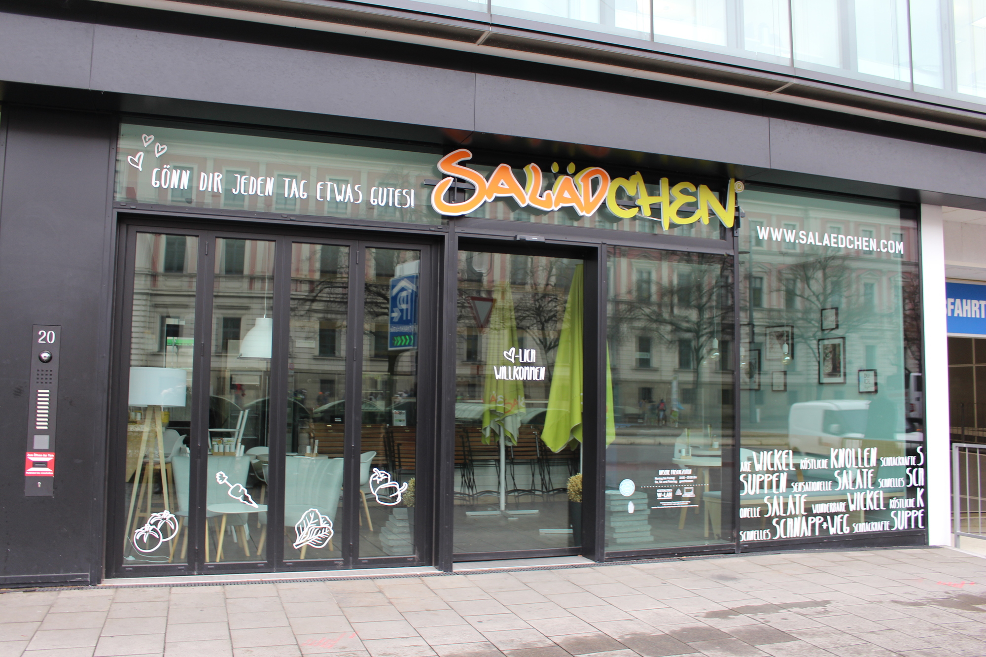 In der Fuggerstraße musste das Salädchen sein Restaurant schließen.