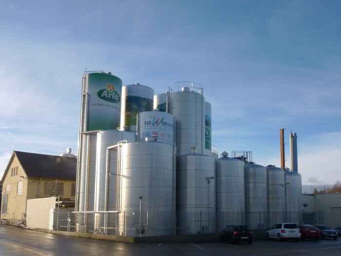 Das Arla Werk in Bad Wörishofen. Foto: Arla Foods