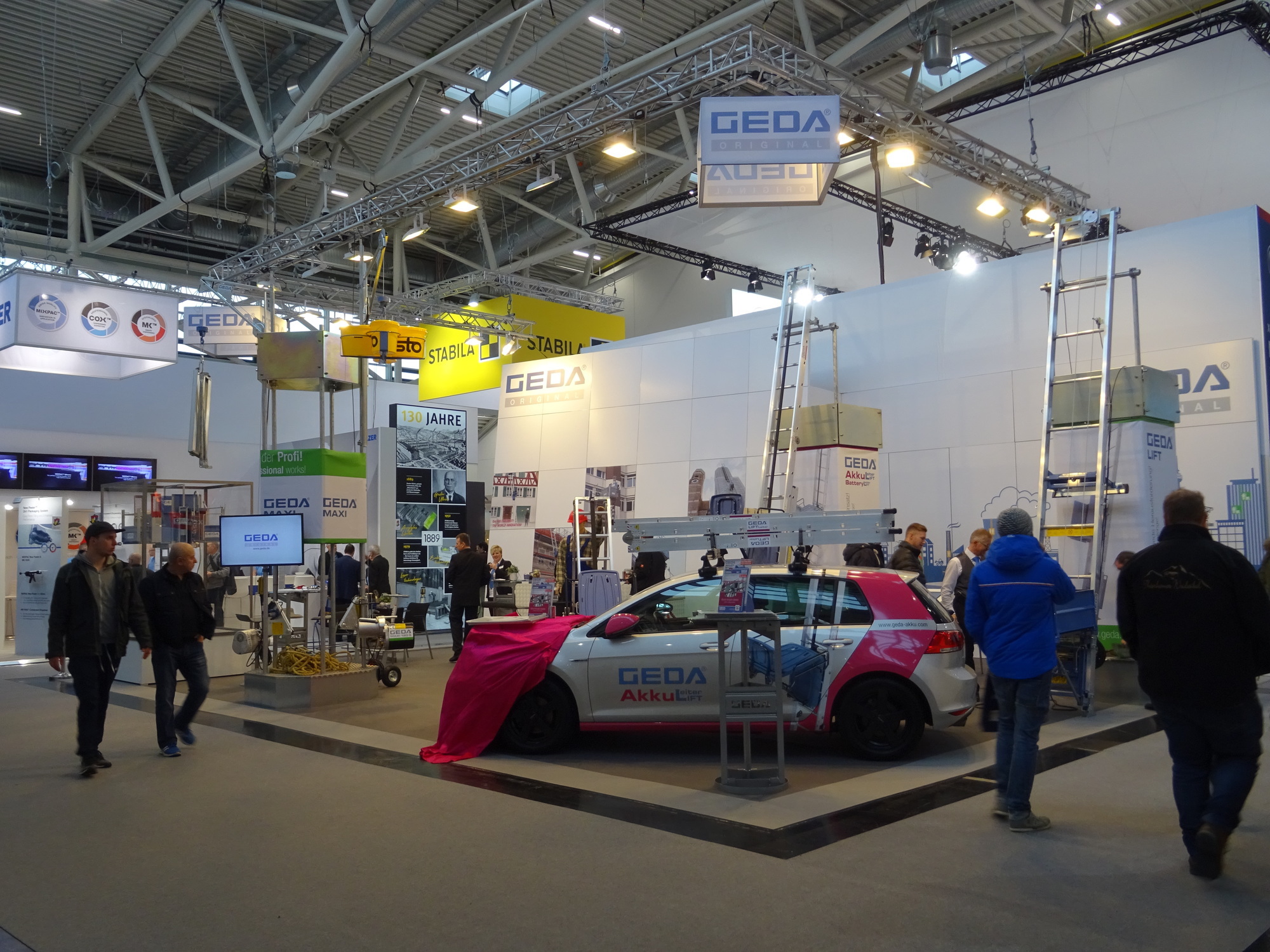 Der GEDA-Messestand auf der BAU 2019. Foto: GEDA