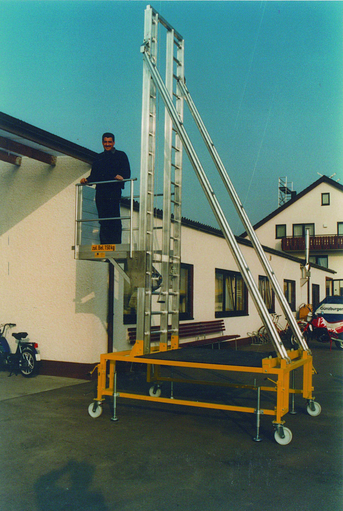 Ende der 80er Jahre. Foto: Günzburger Steigtechnik