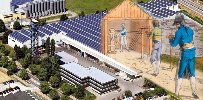 Das PFEIFER-Werk in Memmingen hat seinen Ursprung in einem Handwerksbetrieb. Foto: PFEIFER Holding GmbH & Co. KG