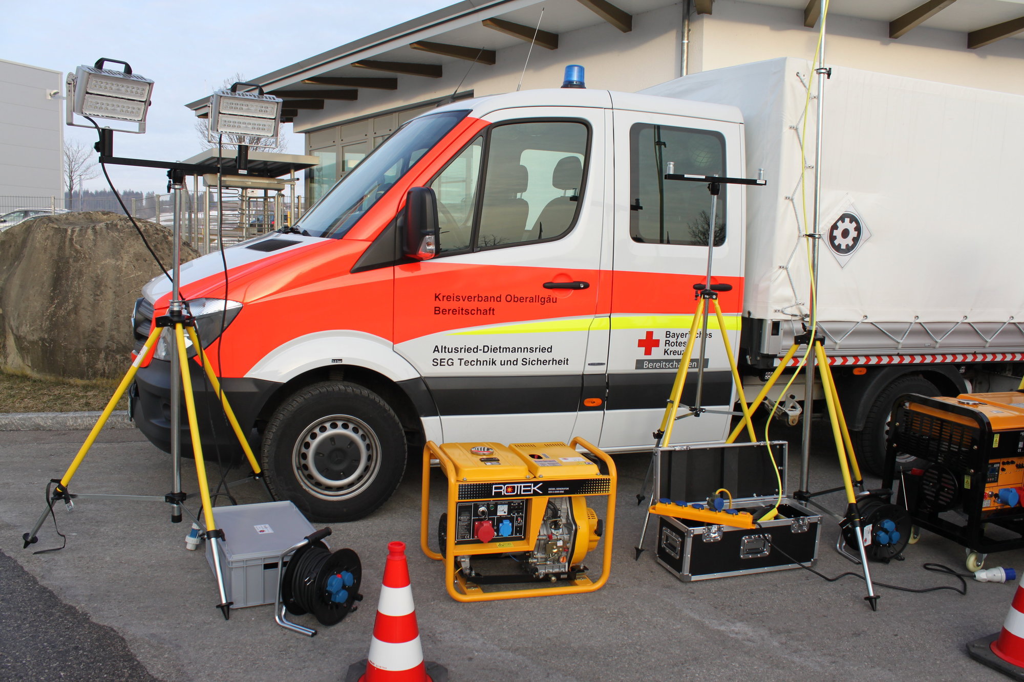 Das neue Einsatzfahrzeuge garantiert moderne und sichere Rettungsaktionen. Foto: MAHA