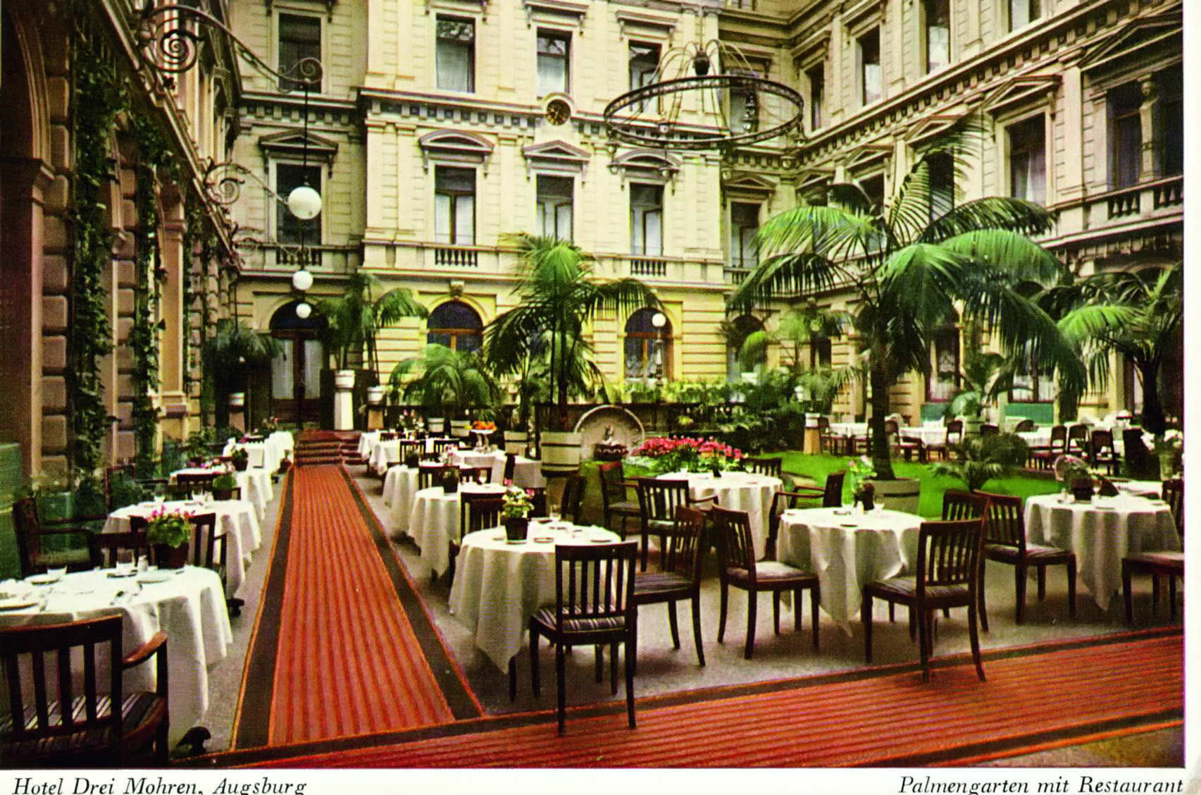 Der Palmgarten. Foto: Steigenberger Hotel Drei Mohren/Archiv