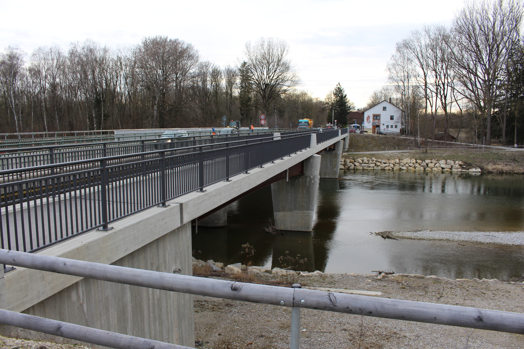 Die Lechbrücke bei Thierhaupten. Foto: Iris Zeilnhofer/B4B WIRTSCHAFTSLEBEN SCHWABEN