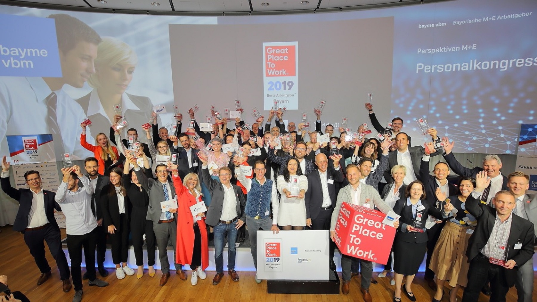 „Bayerns Beste Arbeitgeber 2019“.  Foto: Stefan Obermeier/Great Place to Work® Deutschland