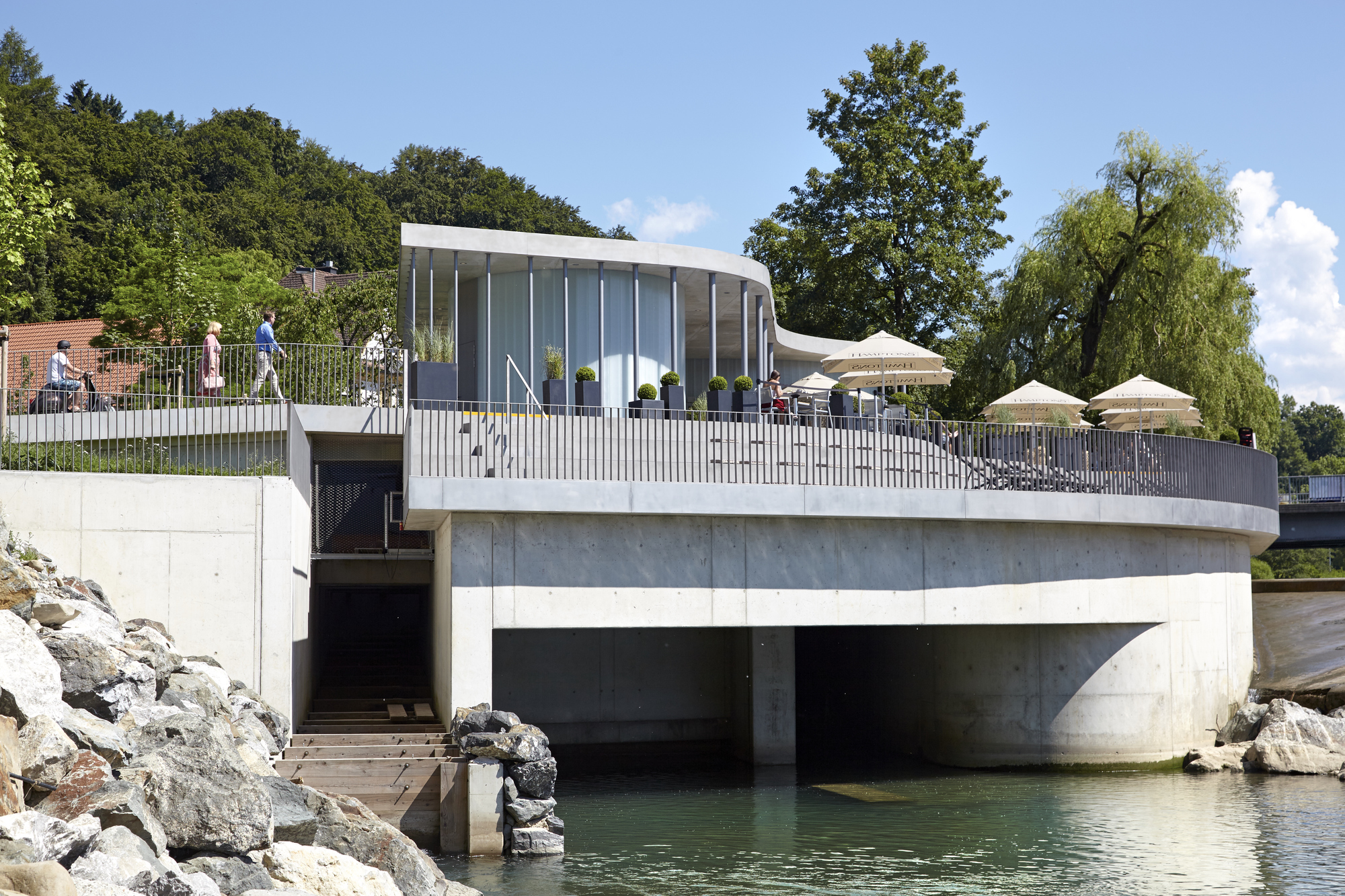 Das neue Restwasserkraftwerk 2016. Foto: Nicolas Felder