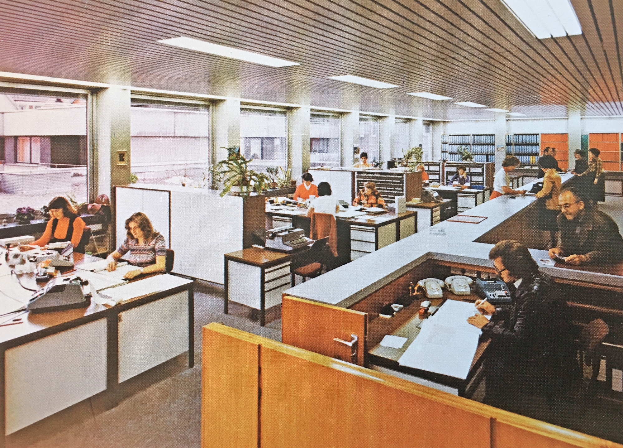 Das Kundecenter 1976. Foto: AÜW