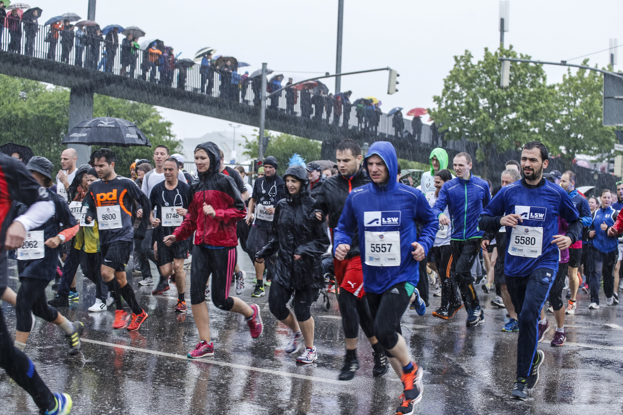Symbolbild. M-net Firmenlauf 2016. Foto: Bernd Jaufmann