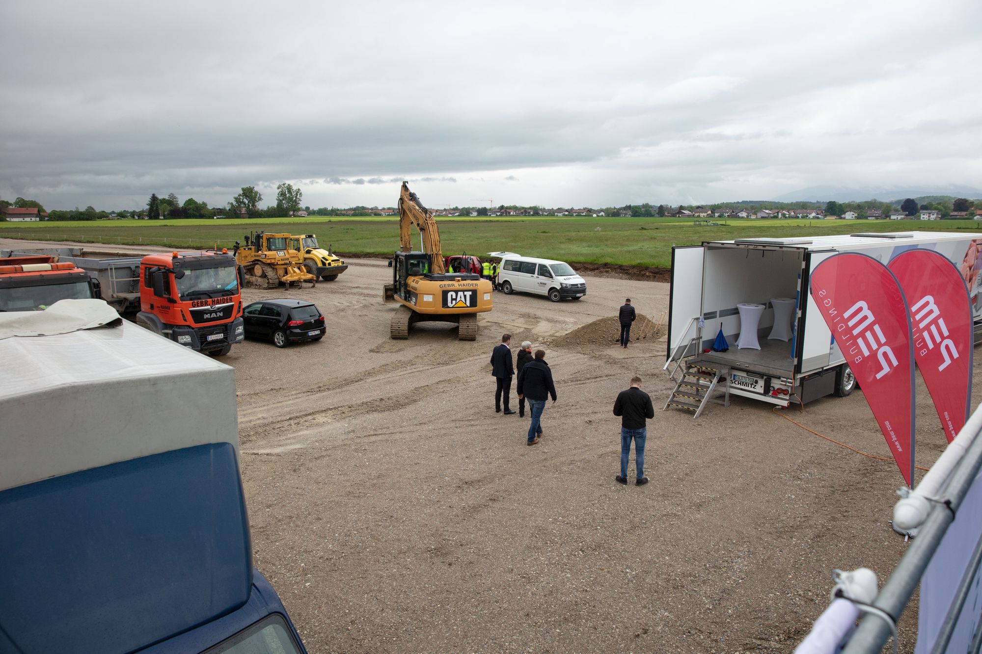 Die Bagger sind bereits angerollt. Foto: MULTIVAC
