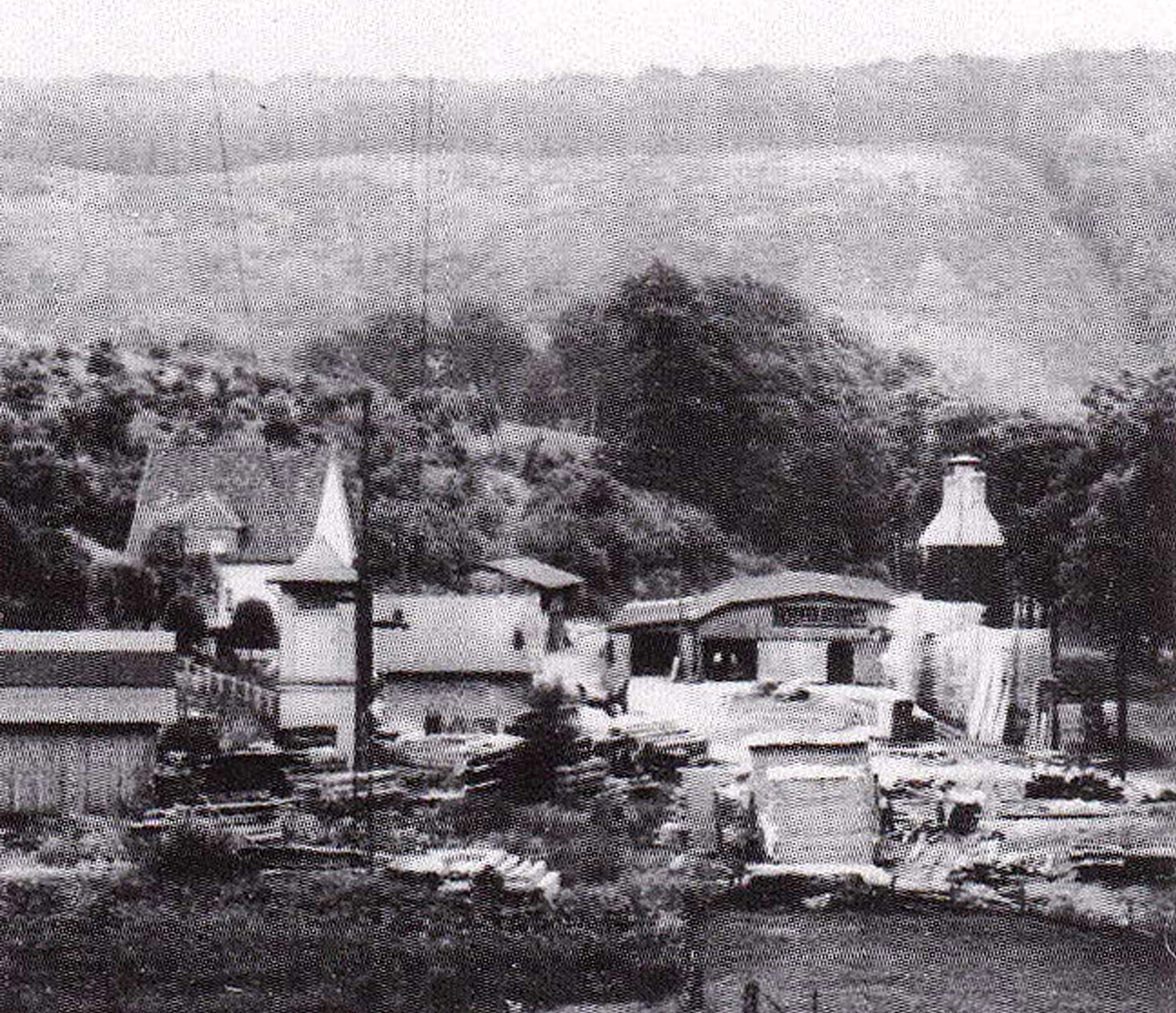 Das Sägewerk in den 1940er Jahren. Foto: SÄBU Holzbau GmbH