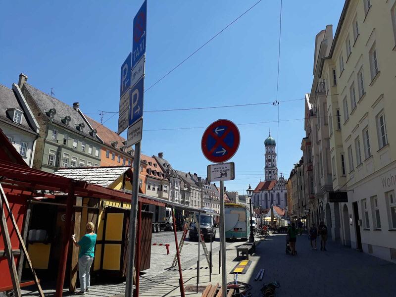 Augsburger Sommernächte 2019 Der Aufbau Startet Augsburg - 