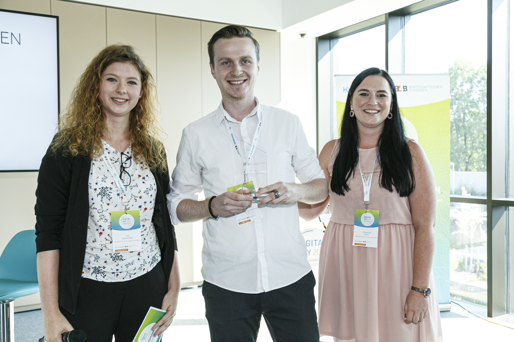Iris Zeilnhofer, Severin Mitterwald und Angelina Märkl. Foto: Bernd Jaufmann