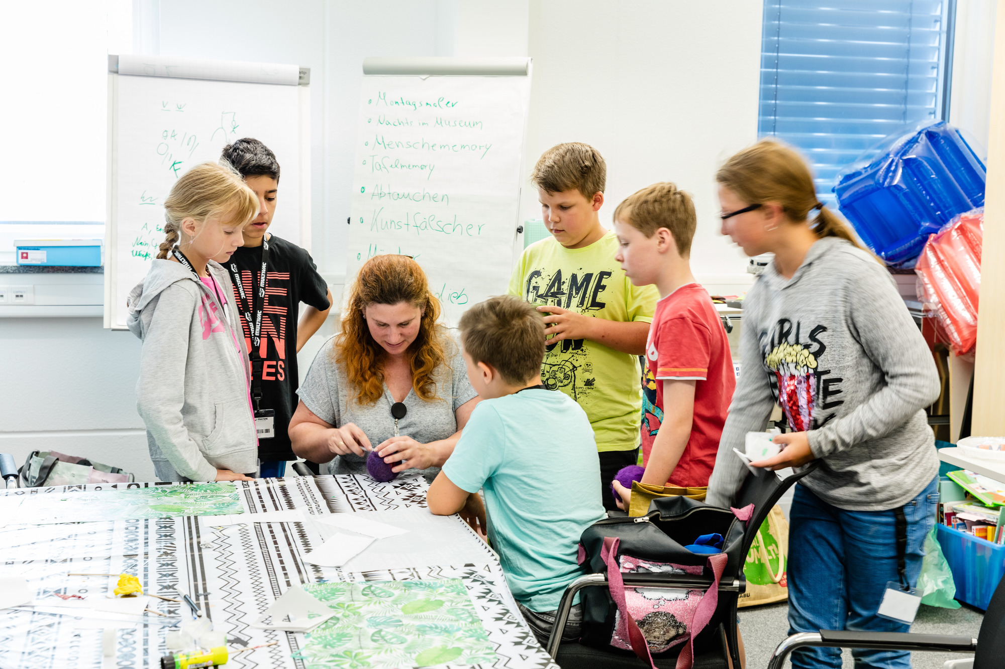 Verschiedene Workhops sollen Natur und Technik für die Kinder der MULTIVAC Mitarbeiter erlebbar machen. Foto: MULTIVAC Sepp Haggenmüller SE