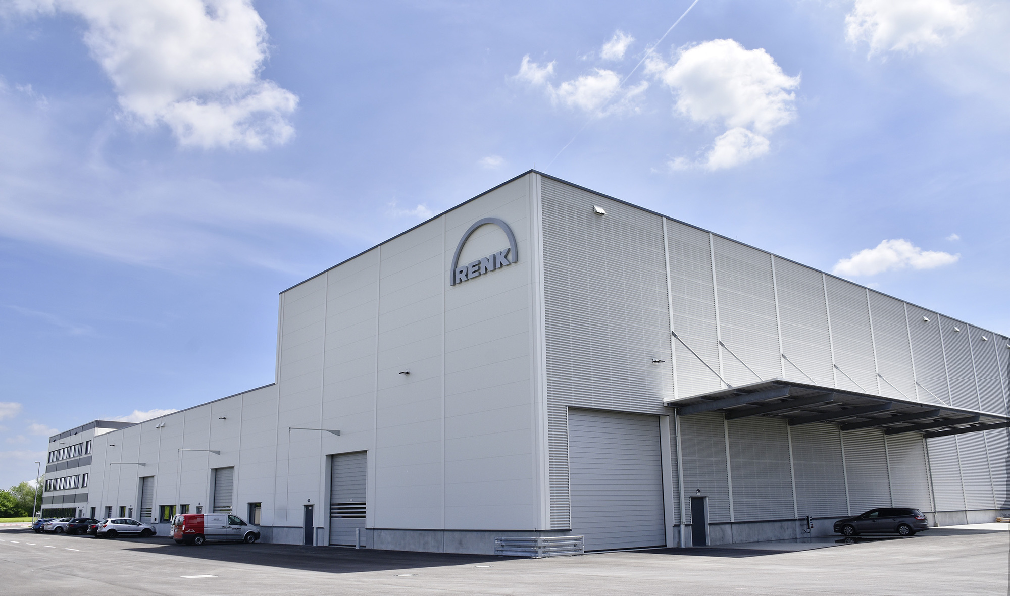 Das neue Logistik- und Prüfareal. Foto: RENK AG