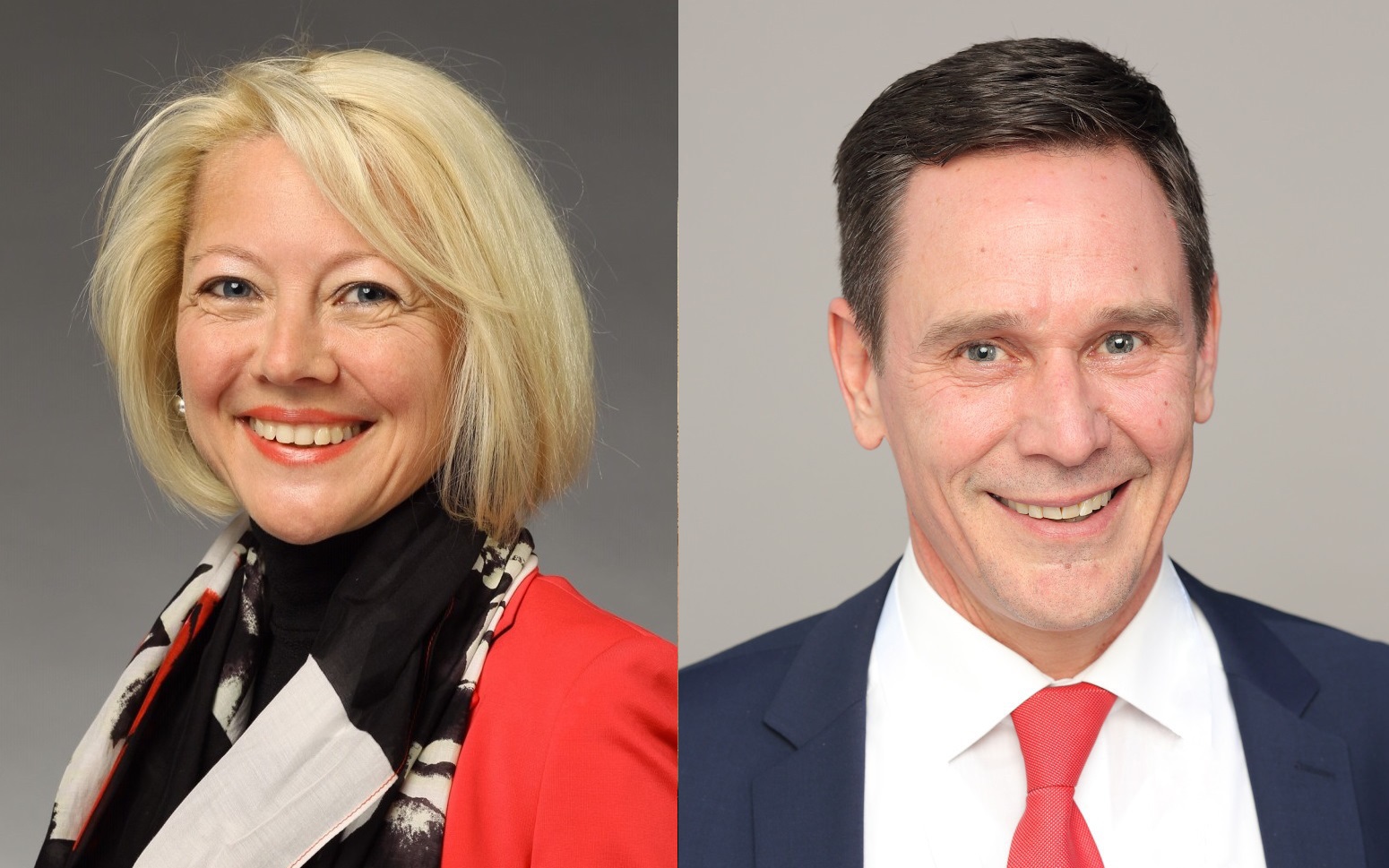 Michaela Pulkert und Mathias Heinke sind ab Oktober für das Firmenkundengeschäft der HypoVereinsbank in Bayern Süd und Nord verantwortlich. Foto: HypoVereinsbank