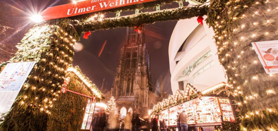 Der Ulmer Weihnachtsmarkt ist gestartet. Foto:Ulm/Neu-Ulm Touristik GmbH